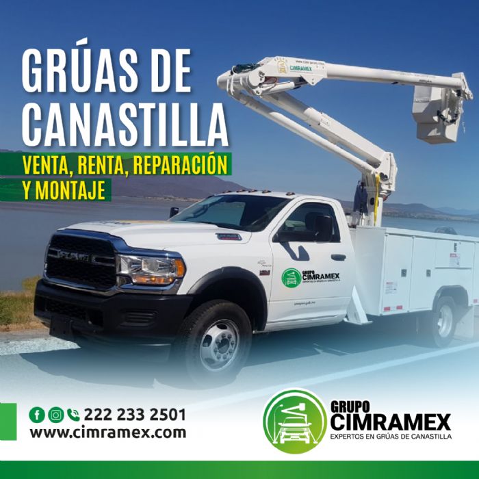 Grúas de Canastilla Telescopicas y Articuladas